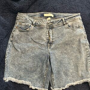 Cut off Washed Jean shorts